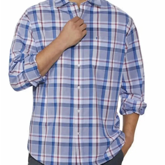 Izod Men’s 100% Cotton Dress Shirt - NWT Medium - Picture 3 of 7